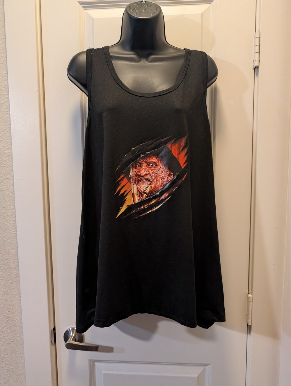 Plus Size Freddy Krueger Graphic Tank